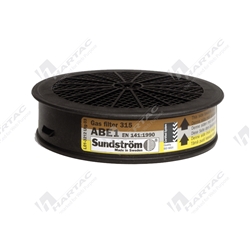 Sundstrom Filter 315 ABE1 Inorganic/Organic/Acid Gas Filter (Box 5 Filters)