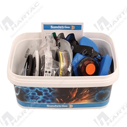 SR100 Pro Kit Half Mask with ABE1 Filter M/L