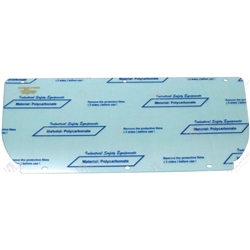 Visor with Clear Face Shield Black Eagle Style (order in packs of 5)