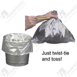 Disposable Smokers Cease Fire Burn Resistant Bin Liner Pk10