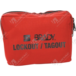 Belt Lockout Pouch Red 190x120x50mm