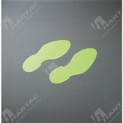 Glow In The Dark Right Foot Print 305mm