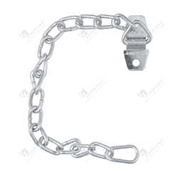 Steel Chain 22.9cm Length Heavy Duty Zinc Plated Fits All Masterlock Shackle Collars