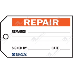 Repair Mat'L Cont. Tag