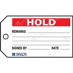 Hold Tags Mat'L Cont. Tag (pk 25)