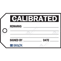 Calibrated Mat'L Cont. Tag