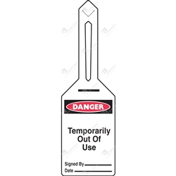 Temporarily Out of Order Self Locking Tags