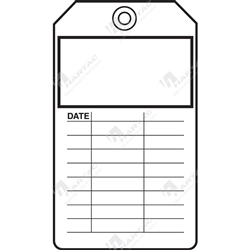 Blank with Date Equipment Servicing Tags *DISCONTINUING*
