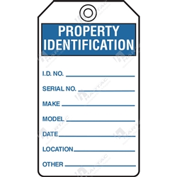 85*145 Poly Tag Property Identification Tags Equipment Servicing Tags (Pack of 5)