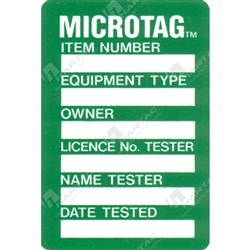 Microtag Green Shows Test Date (pk100)