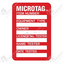 Microtag Red Shows Test Date (pk100)