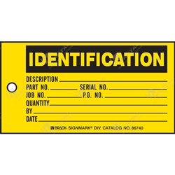 Identification Production Status Tags
