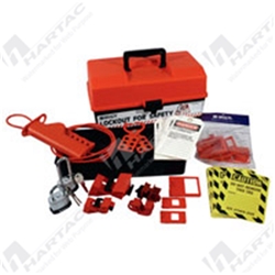 Toolbox Lockout Kit Plastic Case 160*328*190mm Red/Black