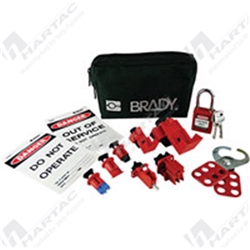 Electrican's Mini Pouch w/ Compact Lock Fabric Pouch Black