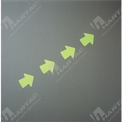 Glow In The Dark Arrows 76mm Roll of 100