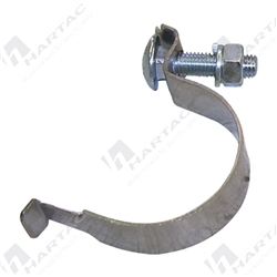 60mm OD Unistrut Saddle Post Bracket with Nut & M10x32mm Cup Head Bolt