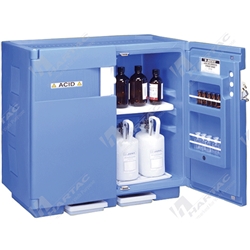 Corrosive Storage Cabinet Polyethylene 2 Shelves 2 Doors 30L Capacity 920W*890H*600D