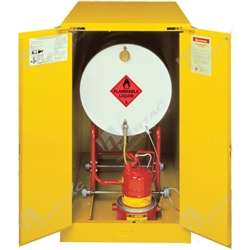 Flammable Storage Cabinet for Horizontal Drum 2 Door 250L Capacity 765W*1385H*1225D