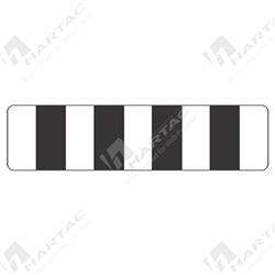 1800*400 Alum Ref CL1 Obstruction Marker with Unistruts