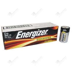 Energizer D Size Batteries Zinc-Manganese Dioxide Industrial Pk of 12