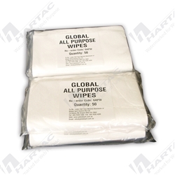 Global All (General) Purpose Poly Wipes 350*400 Pk of 50
