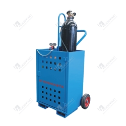 Crane Liftable Gas Bottle Trolley 850W*1527H*682D