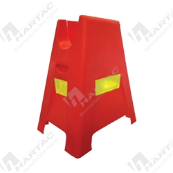 Stackable Shovel Cable Orange Demarcation Stand 600*400 Base 700H with 75mm Yellow DG Ref