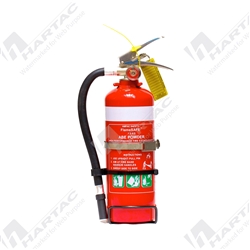 Powder Fire Extinguisher 1.5kg Class ABE-Paper, Wood, Fabric, Flam Liquid, Gas & Elect Fir