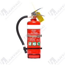 Powder Fire Extinguisher 2kg Class ABE Paper, Wood, Fabric, Flam Liquid, Gas & Elect Fires