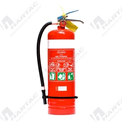Powder Fire Extinguisher 4.5kg Class ABE Paper, Wood, Fabric, Flam Liquid, Gas & Elect Fir