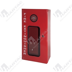 Fire Extinguisher MetalCabinet Suit 4.5kg Dry Powder & 2kg CO2 Extinguishers