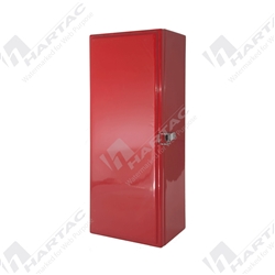 Firex Fibreglass Extinguisher Cabinet 300W*750H*230D Red to suit 3.5-9kgs Extinguishers