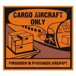 120*110 S/A Non-Ref Cargo Aircraft Only Forbidden in Passenger Aircraft