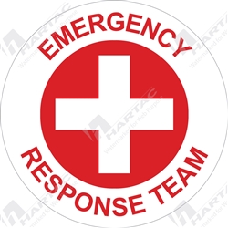 50D Helmet S/A Non-Ref Emergency Response Team Red on White