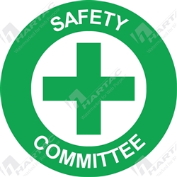 50D Helmet S/A Non-Ref Safety Committee Green on White