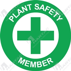 50D Helmet S/A Non-Ref Plant Safety Member Green on White