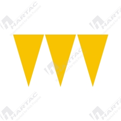 30mtr Roll Yellow Bunting Flags (MOQ 10)