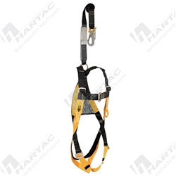 B-Safe BH01120 Basic Fall Arrest Harness w/Integrated 2M Shock Abs. Web Lanyard