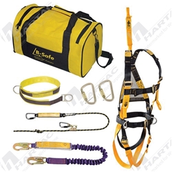 B-Safe Miners Kit w/ BH02030 Basic Pole Work Harness In BA0351 Bag