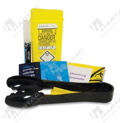 Sharps Single Use Pack Biohazard Kit Cardboard Case