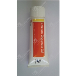 Burn Relief Calcium Gluconate Gel 50g Tube