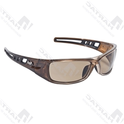 Mack Safety Spectacle Long Haul Brown Frame Brown Tint Polarised Len (Pk of 12 Pairs)