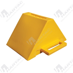 Yellow Wheel Chock 265H x 485L x 380W mm 10kg