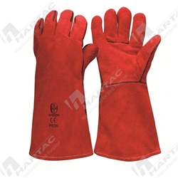 Frontier Glove - Welder Red Welder Gauntlet Kevlar Stitch (Pk of 12 Pairs)