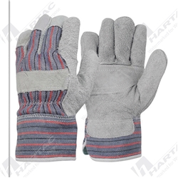 Frontier Glove - Leather Rancher, Candy Stripe Patch Palm, Size L (Pk of 12 Pairs)
