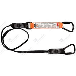 LINQ Single Webbing Lanyard w/ 2x Triple Action Karabiner, 2m Length