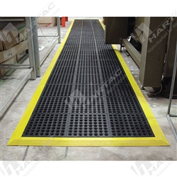 Cushion Foot Matting Black 900*900*15mm