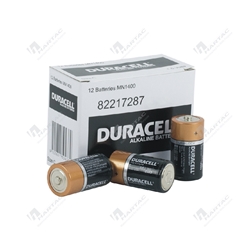 Duracell C Size Batteries Alkaline Manganese Dioxide Pack of 12