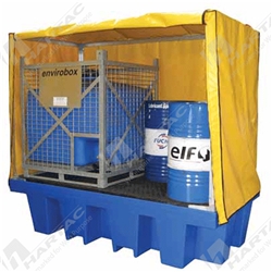 PVC Cover & Galv Frame For 2X 1000L Bund MXP6002