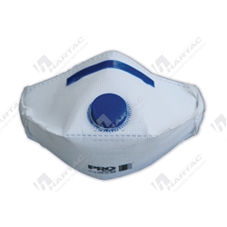 Respirator P2 w/ Exhalation Valve Horizontal Flat Fold